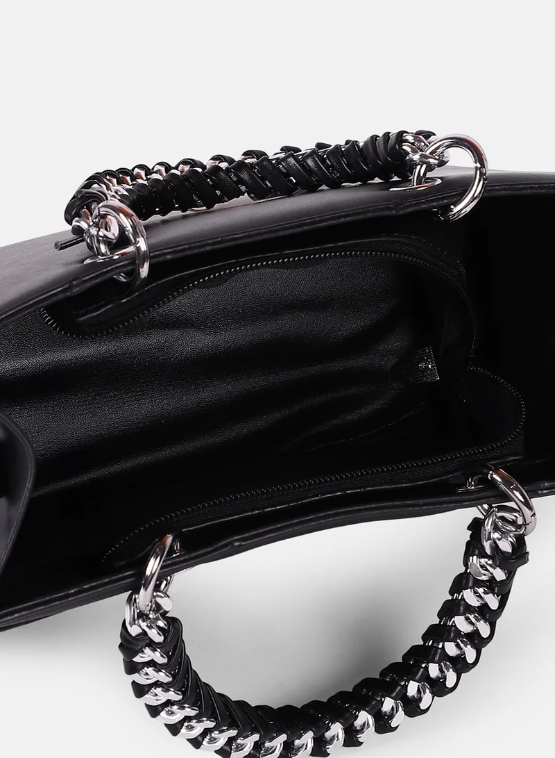 Haute Sauce The Overlap-Chainlink Hand Bag