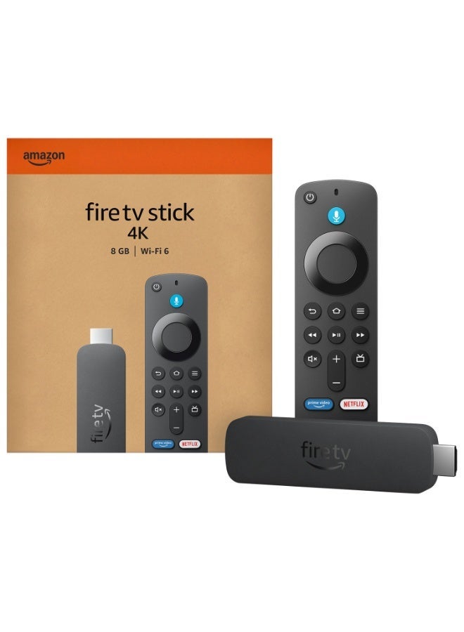 Fire Stick 4K 2nd Gen with Voice Remote 3rd Gen Streaming Media Player Device, support for Wi-Fi 6 - Image 1