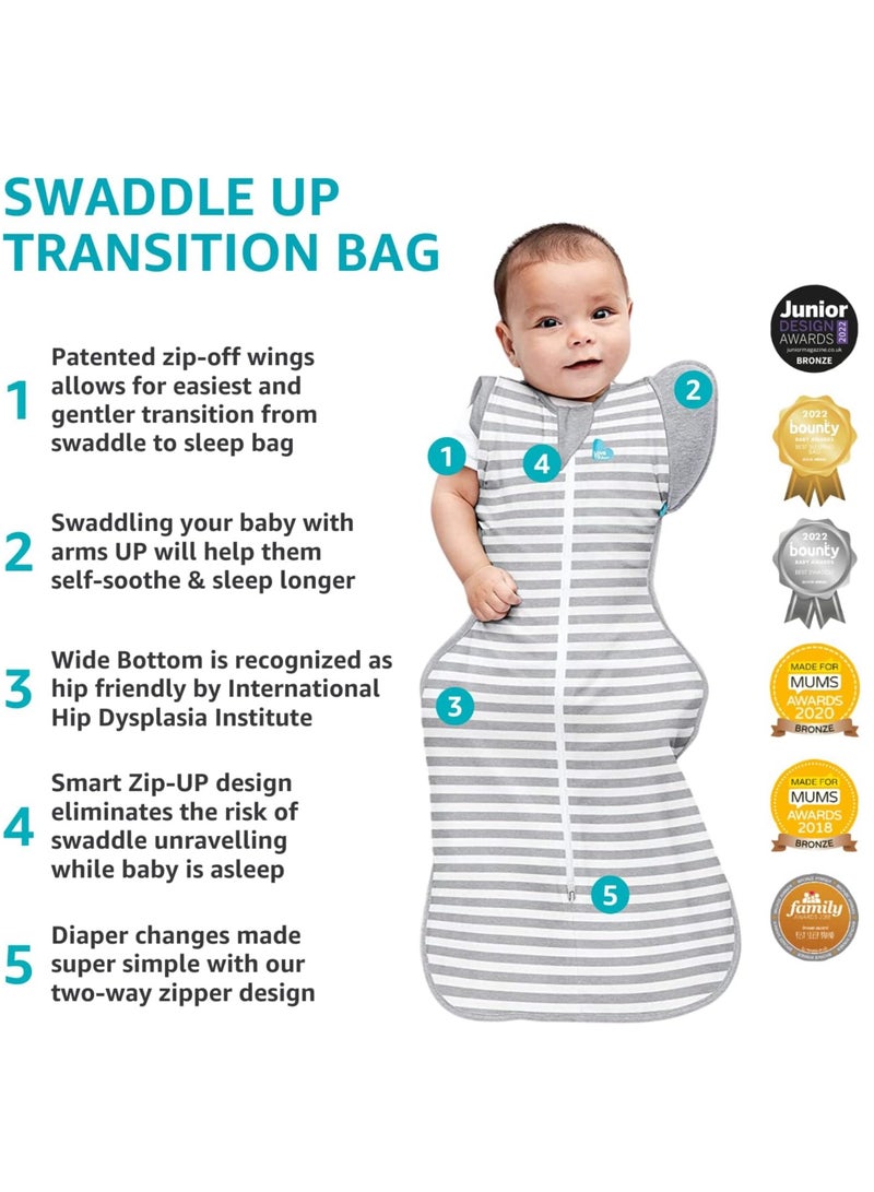 لاف تو دريم حقيبة قماط للانتقال، رمادي أصلي L - Image 3