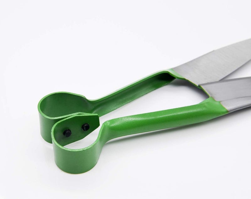 LCDCM Sheep Shear Grass Shear Alpaca Shears R Shaped Design For Large Thick-Haired Animal Grooming (Green) - Image 4