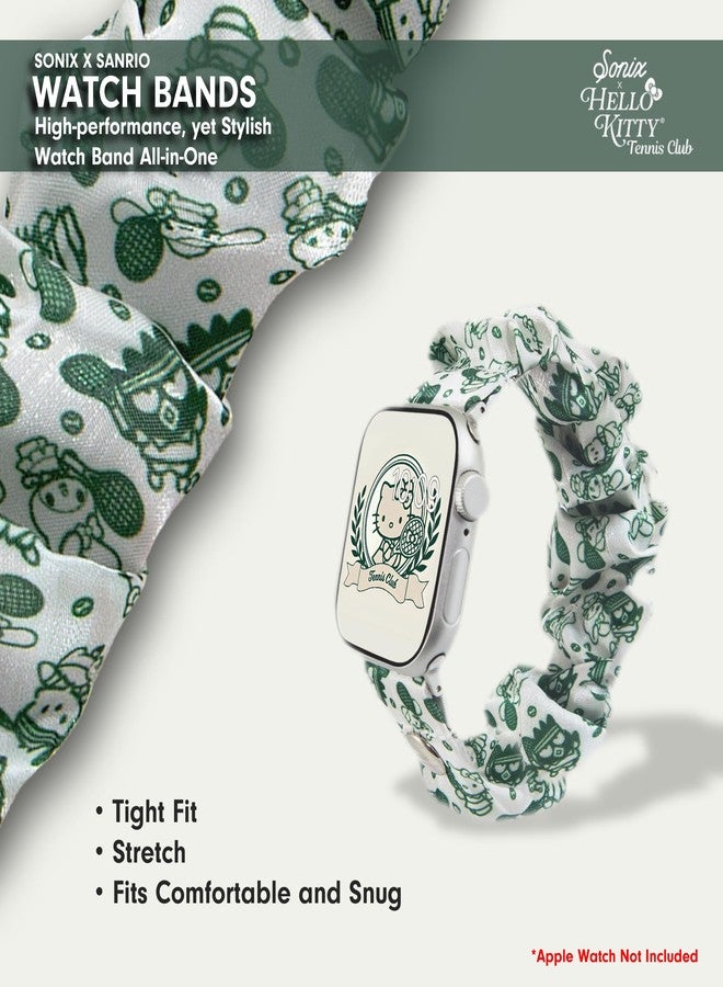 سونيكس سوار ساعة أبل من سونيكس وسانريو بتصميم ربطة شعر | متوافق مع ساعات أبل مقاس 41 مم / 40 مم / 38 مم | هيلو كيتي للتنس - Image 4