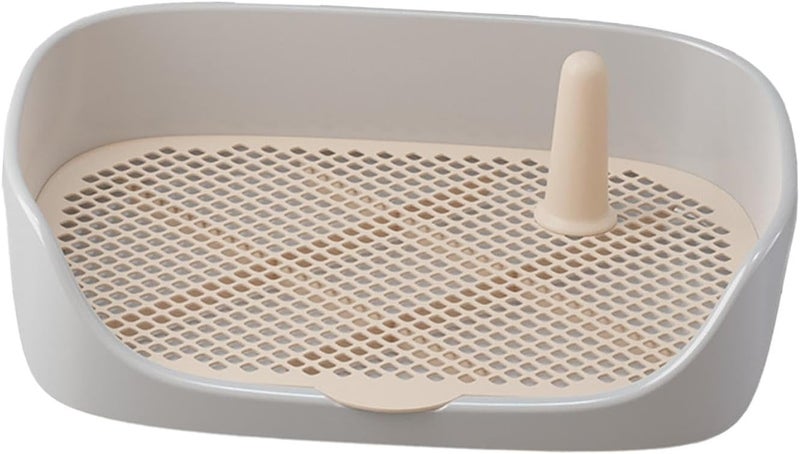 Dog Toilet Training Potty Tray, Pet Pan Bedpan Training Pads Holder, Gray 40x30x11cm - Image 2