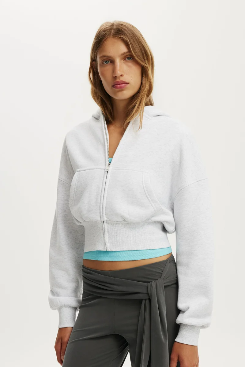 Cotton On  Oversized Zip Through Hoodie for Women | Best Price UAE