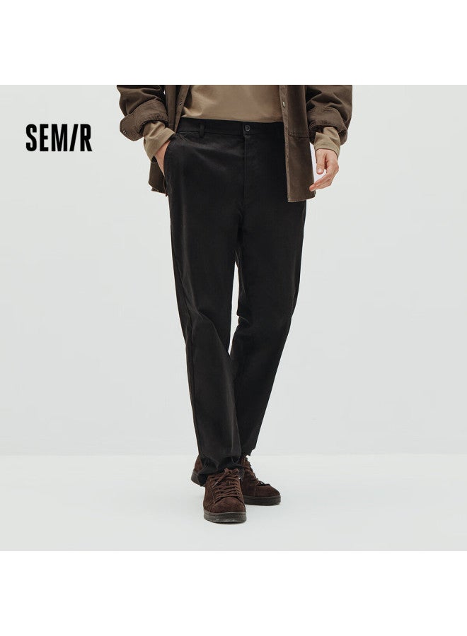 Semir Comfortable Pants | Mall Same Style Men's Casual Spring Elastic Waist Brushed Tapered Pants 101126127114 - Image 1