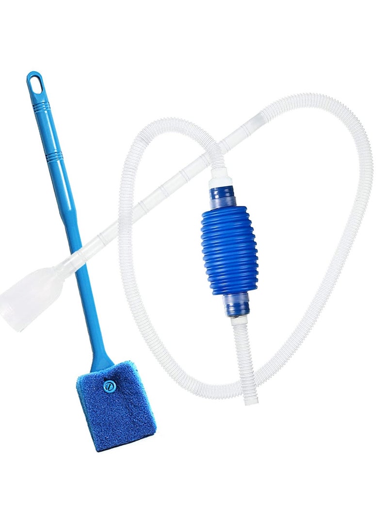 Generic Fish Tank Siphon Gravel Cleaner with Brush, Fish Tank Manual Siphon Pump  - Image 1