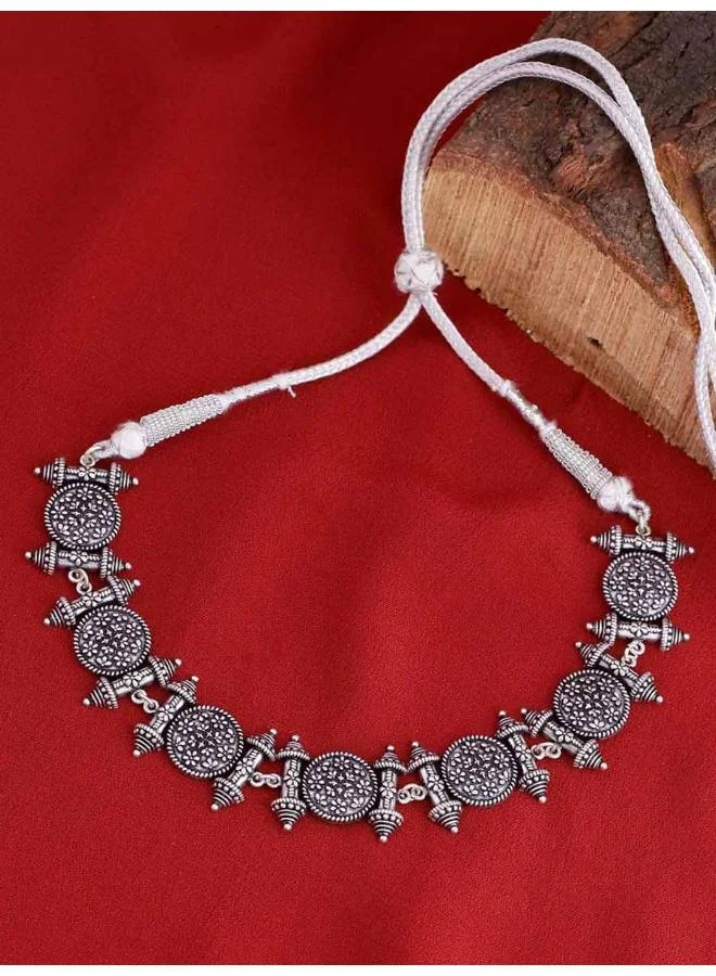 VOYLLA Nayantara Temple Design Necklace