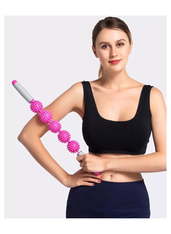 Shuhuangya Shop Muscle Roller Foam Roller, Massage Stick with Hook, Rotating Roller Massager for Body Muscle Removal, Lifting Release, Legs, Quads, Leg Neck, Durable Roller for Massage - pzsku/ZC10D494BADC9669843FAZ/45/_/1705154273/4a20813c-bc08-4bc8-aad8-1e9cef89c769