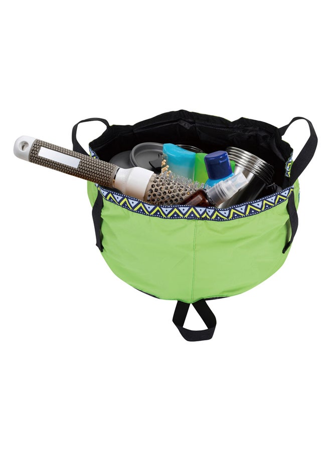 AL SANIDI Collapsible water bucket, Green, Size 31*15.5 Cm - Image 2