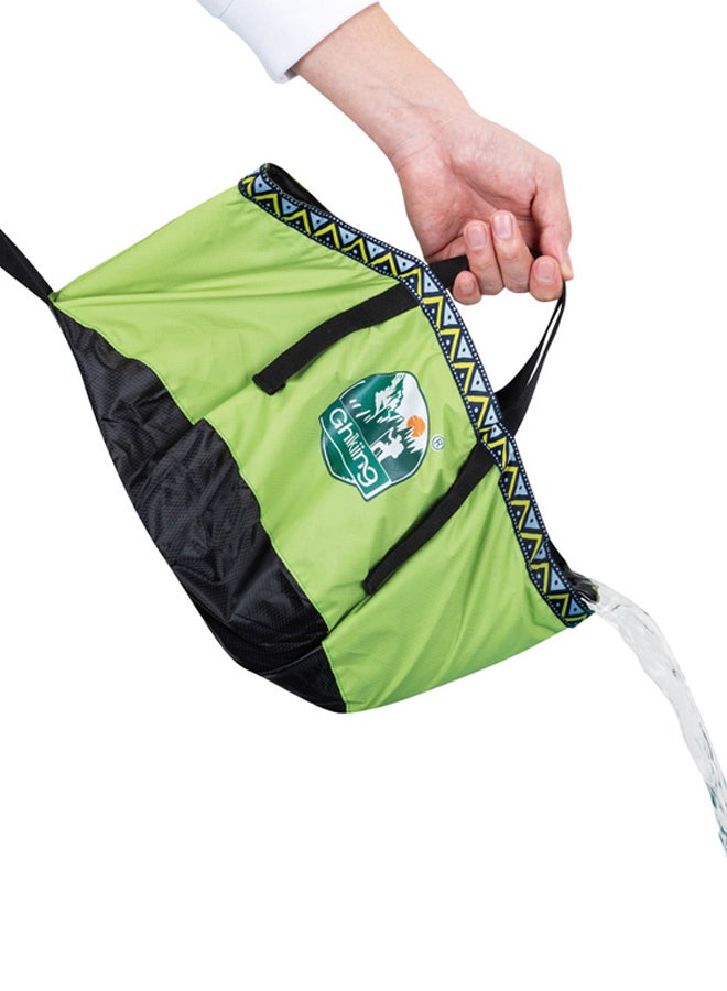 AL SANIDI Collapsible water bucket, Green, Size 31*15.5 Cm - Image 3