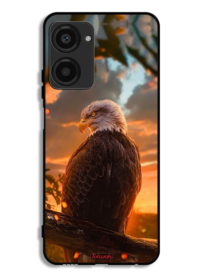 Tolwak Realme 10 Pro Protective Case Cover Eagle - Image 1