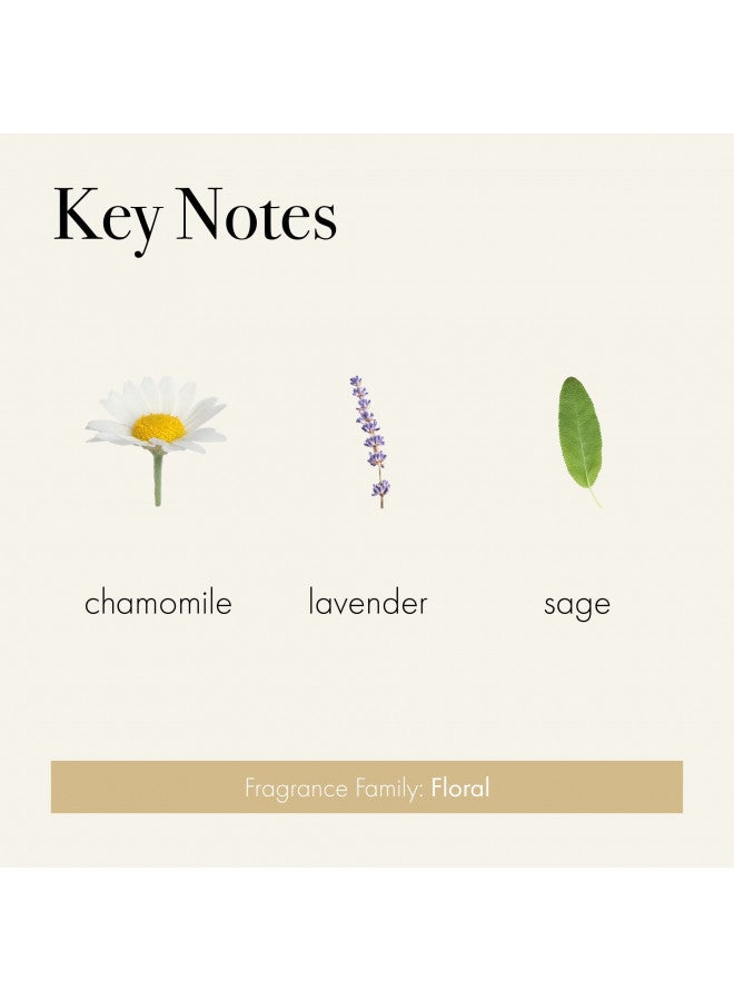 LAFCO New York Classic Candle, Chamomile Lavender - 6.5 oz - 50-Hour Burn Time - Reusable, Hand Blown Glass Vessel - Made in The USA - Image 2