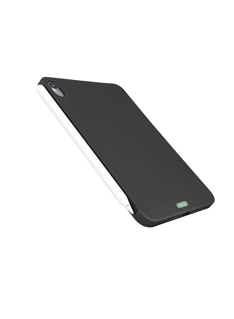 دبليو تيك ابل ايباد اير 2025 (الجيل السابع) ام 3 غطاء غطاء سيليكون سائل ناعم ممتاز مقاس 13 بوصة (MCRPSN) - اسود - Image 5