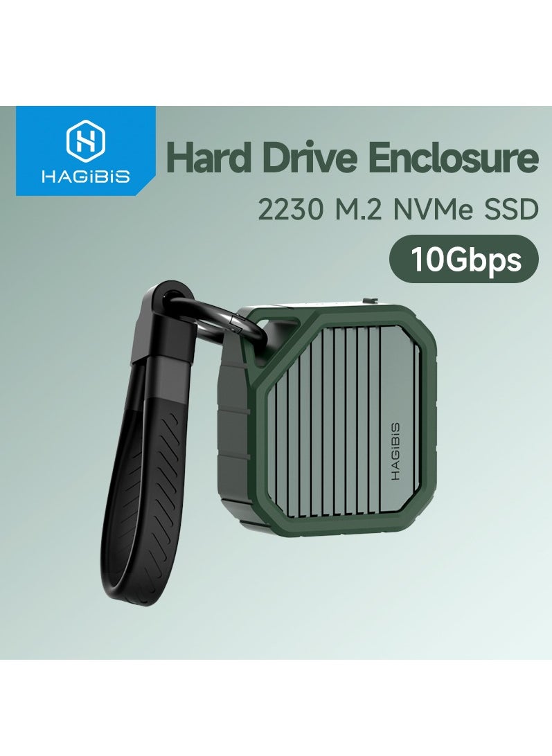 Hagibis 2230 M.2 NVMe SSD Enclosure USB 3.2 Gen 2 10Gbps to NVMe PCI-E M.2 SSD Case External SSD for Laptop iPhone 15 Pro iPad - Image 2