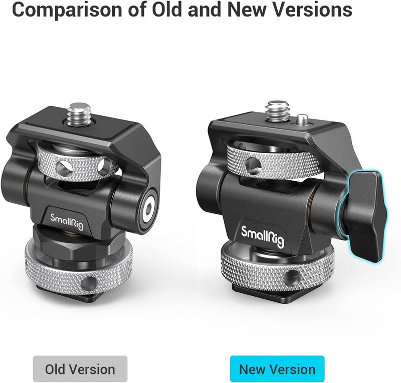 Ready varied options Field Monitor Mount - Swivel and Tilt Adjustable with Cold Shoe Mount for 5" and 7" Monitor Connectable modular - Image 4
