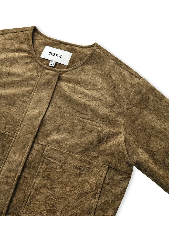 Ipekyol  Relaxed Fit Faux Suede Jacket for Women | Best Price UAE