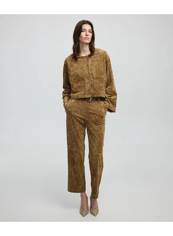 Ipekyol Relaxed Fit Faux Suede Jacket