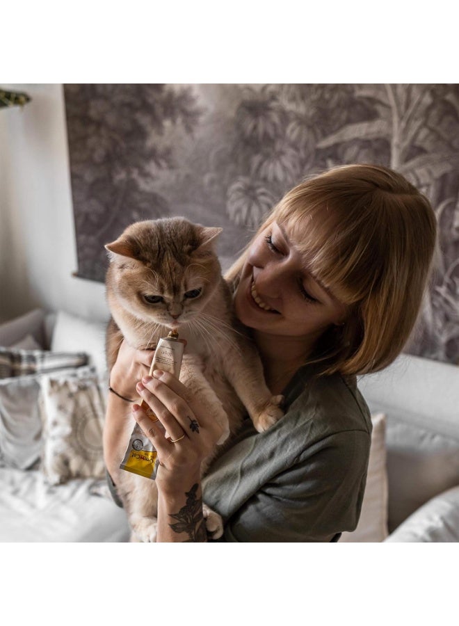 جيم كات معجون جيم كات متعدد الفيتامينات للقطط، مركب معزز للمناعة مع 12 فيتامين بيتا جلوكان وزيوت طبيعية، أنبوب 50 جرام، يقوي المناعة والحيوية - Image 3