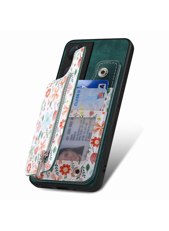 اس-توب جراب خلفي لهاتف Honor X8a بتصميم كلاسيكي مع سحاب ومحفظة - Image 2