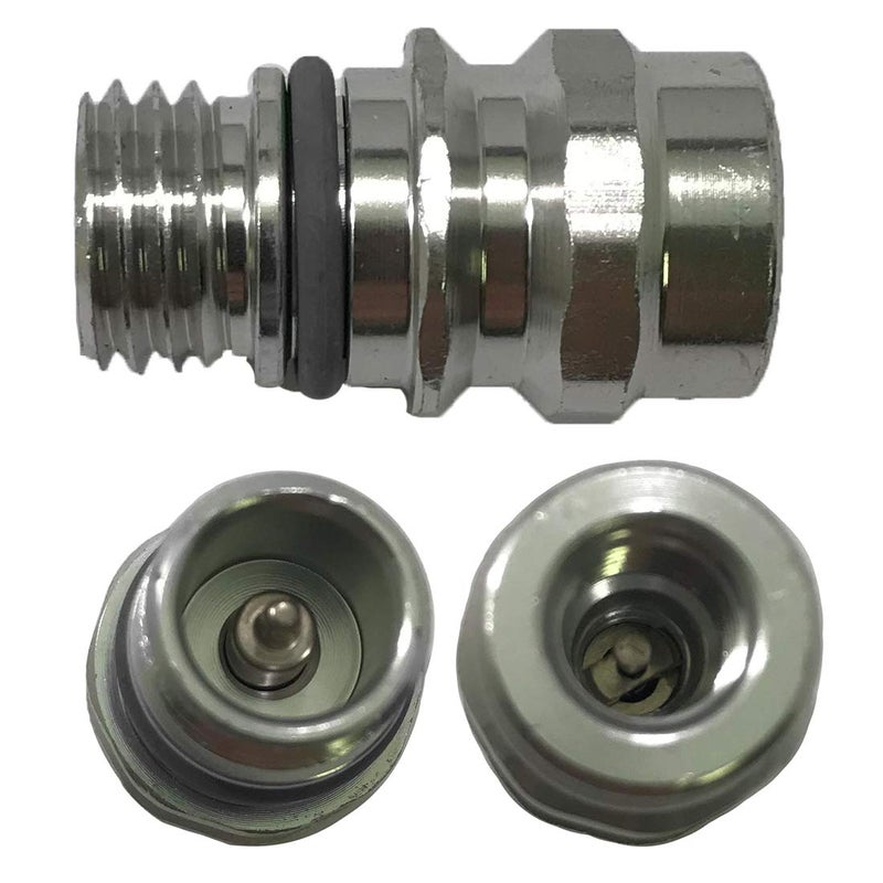 Sherco-Auto OE Style High Side Port Adapter R-134a A/C Service Schrader Valve Primary Seal Fitting W/Replaceable Valve Cores - Each - Made in USA - Image 5