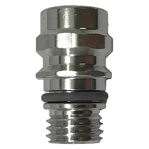 Sherco-Auto OE Style High Side Port Adapter R-134a A/C Service Schrader Valve Primary Seal Fitting W/Replaceable Valve Cores - Each - Made in USA - Image 2
