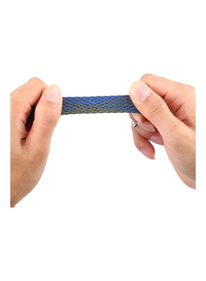 نيبمينينت سوار بديل لساعة أبل ووتش سيريز 7 مقاس 45 مم/ 6 SE و5 و4 44 مم/3 و2 و1 42 مم أزرق / أخضر - Image 3