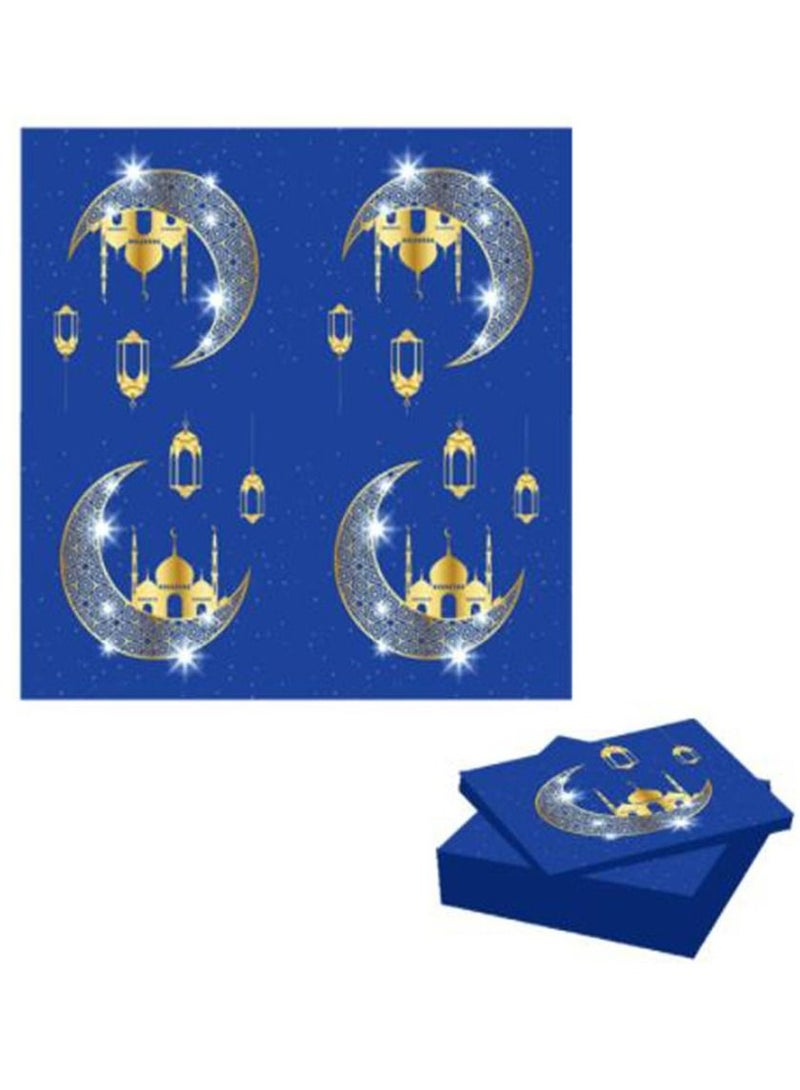 Arabest مجموعة زينة حفلات بالونات وأعلام العيد تخدم 16 شخصًا - Image 4