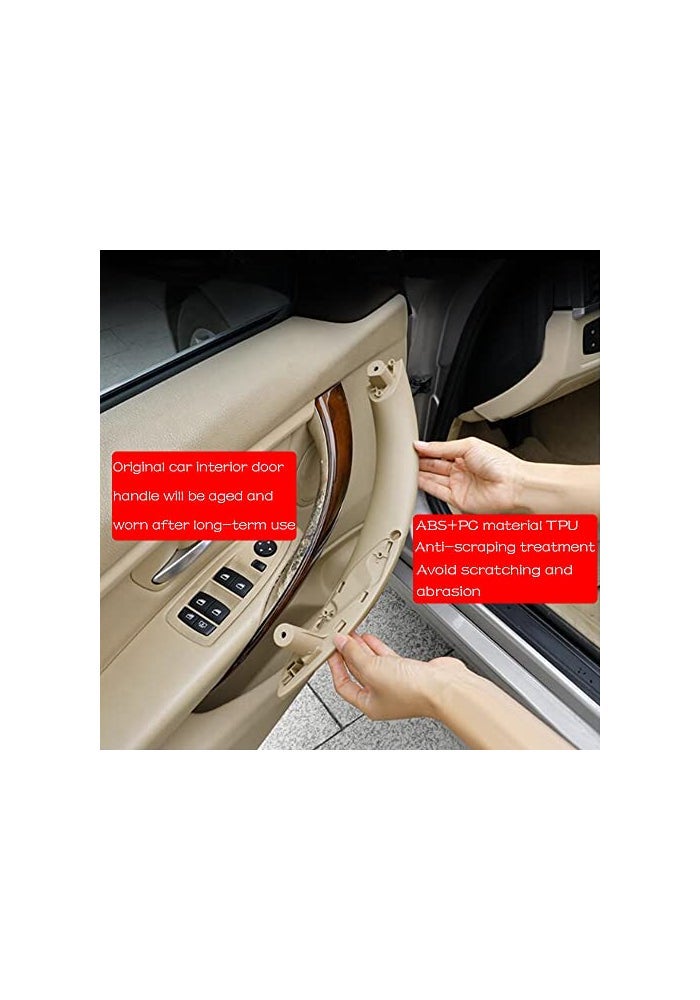CHUANGHUI Car Door Handle for BMW 3 Series F30 F31 20132018 Interior Door Handles Replace Cover Car Door Handle 320i 328i 330i 335i 340i Beige - Image 3