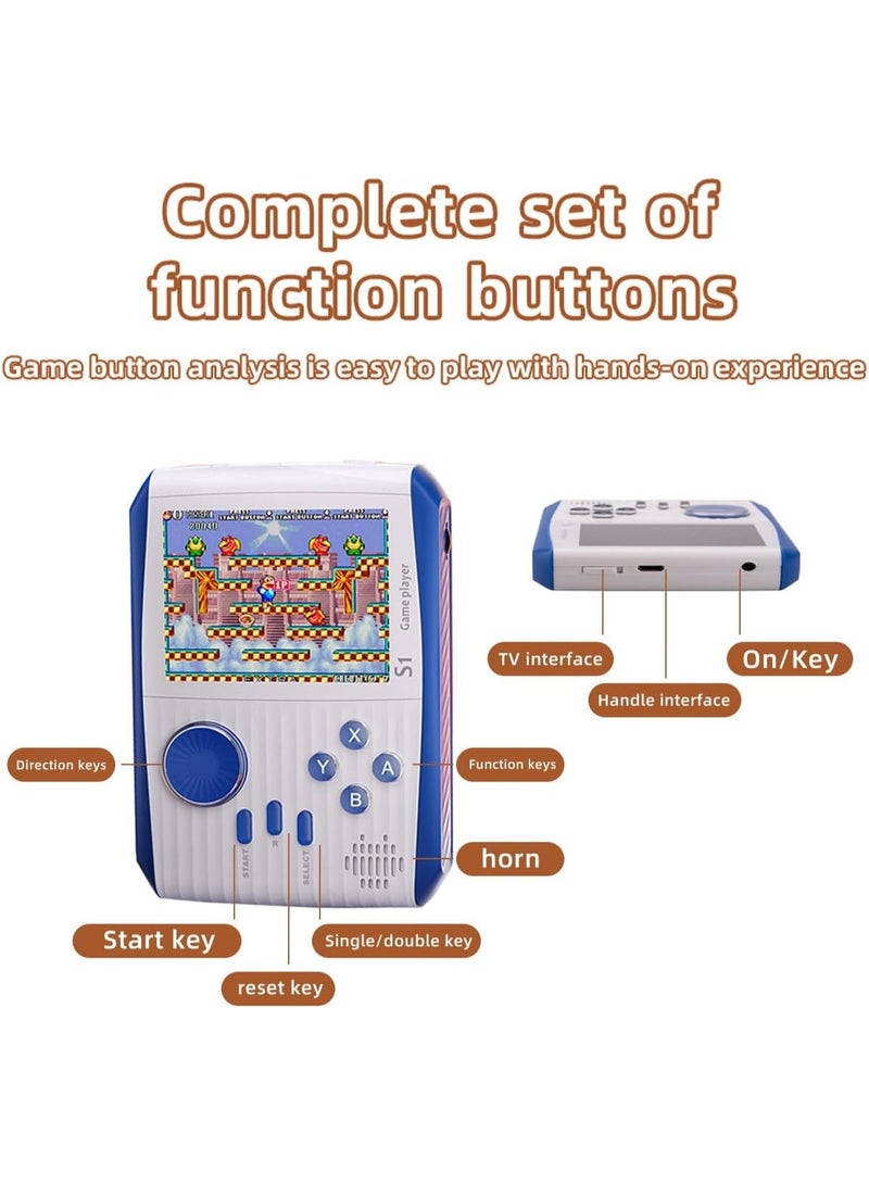 Portable Retro Mini Video Game Console Built-in 666 Classic FC Games 3.0 in Color Screen Best Birthday Gift for Kids & Adults - Image 5