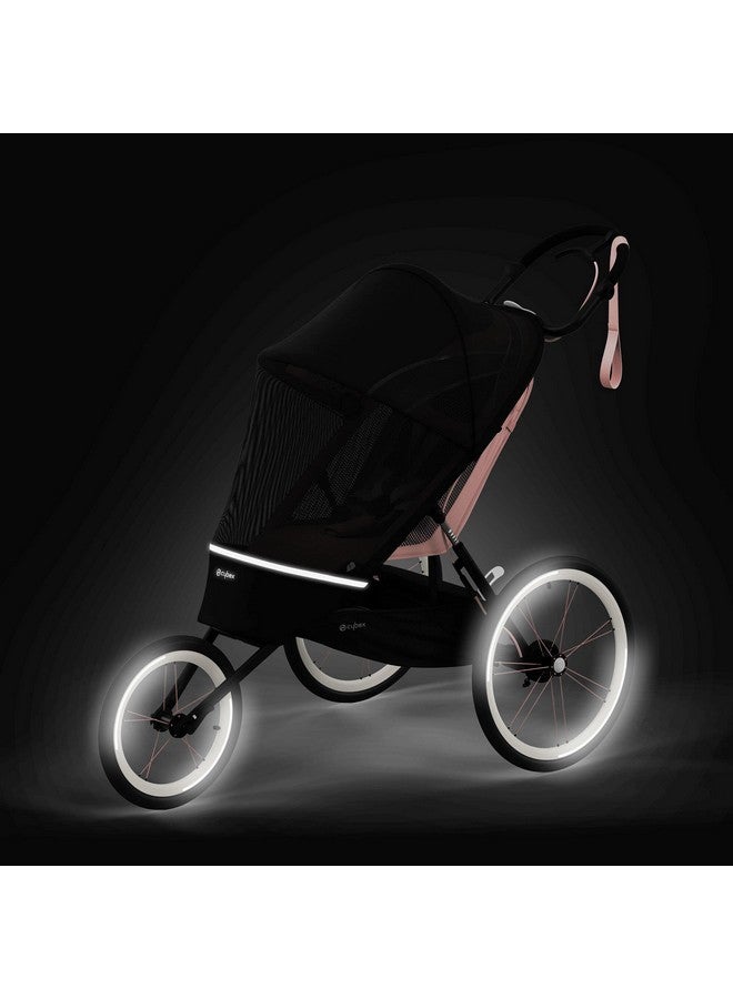 cybex شبكة حشرات لعربة CYBEX AVI للجري، ملحقات عربة خفيفة الوزن وقابلة للتنفس، تغطية كاملة، شبكة بعكس الضوء للرؤية - Image 2