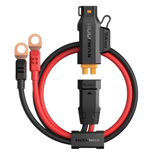 Hulkman AlphaC02 Battery Conversion Cable Exclusively Designed for Alpha 65/ Alpha 85/ Alpha 85S Jump Starter and Sigma 1/ Sigma 5 Battery Charger - Image 1