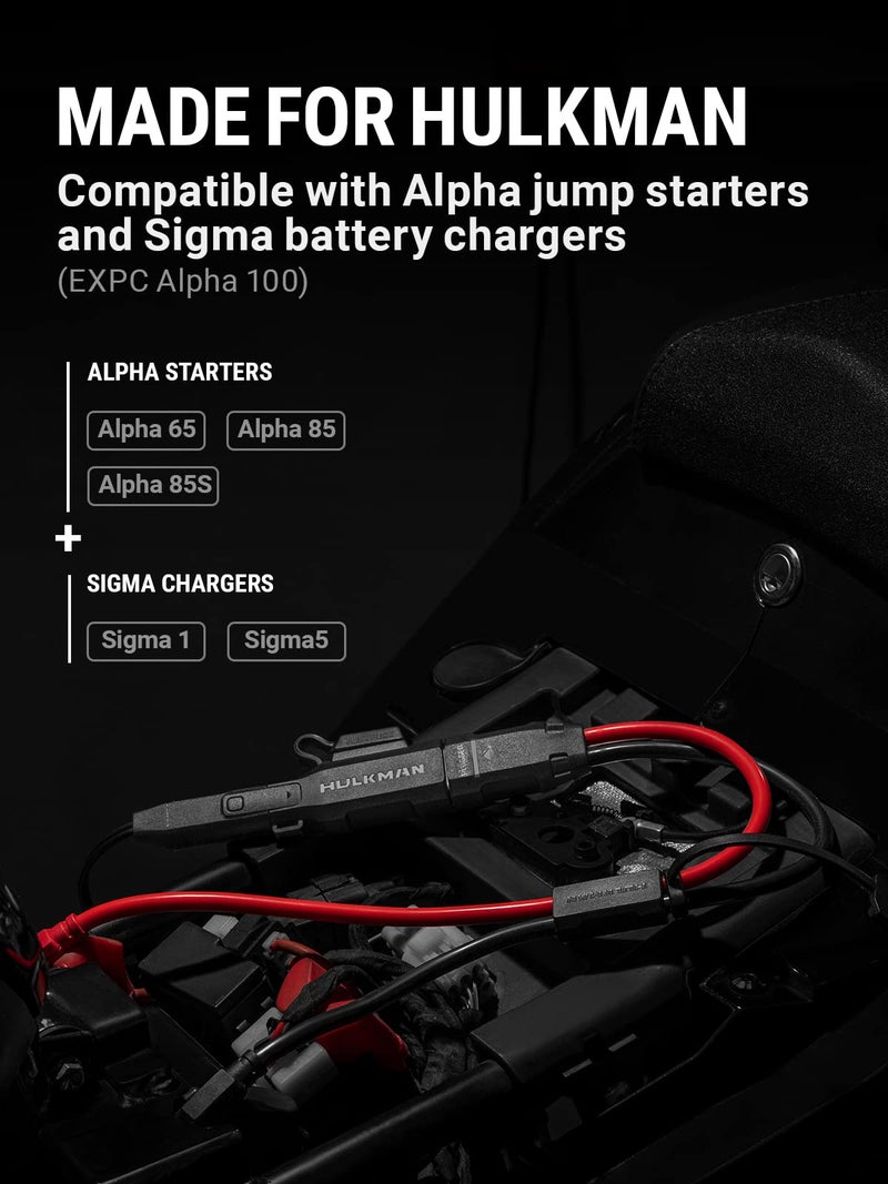 Hulkman AlphaC02 Battery Conversion Cable Exclusively Designed for Alpha 65/ Alpha 85/ Alpha 85S Jump Starter and Sigma 1/ Sigma 5 Battery Charger - Image 5