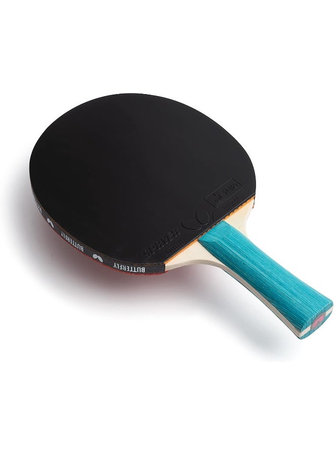 Butterfly Progress Table Tennis Bat, Black/Red - Image 4
