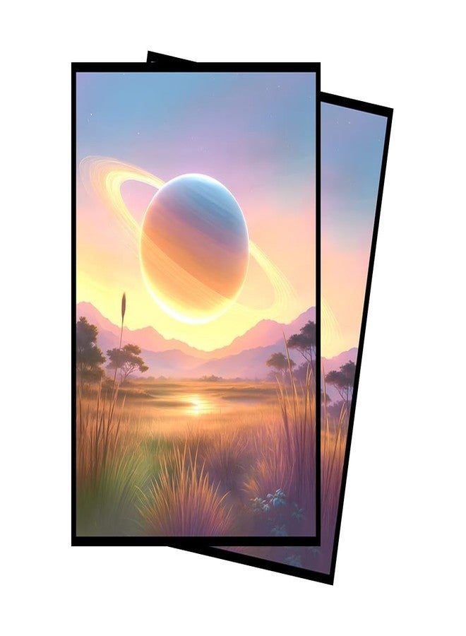 Paramint Planet White MTG Card Sleeves (Smooth) - 104 Count Standard Size TCG Sleeves - Compatible with Magic The Gathering - Double Sleeving - Original Art Design, Premium Protection - Image 1