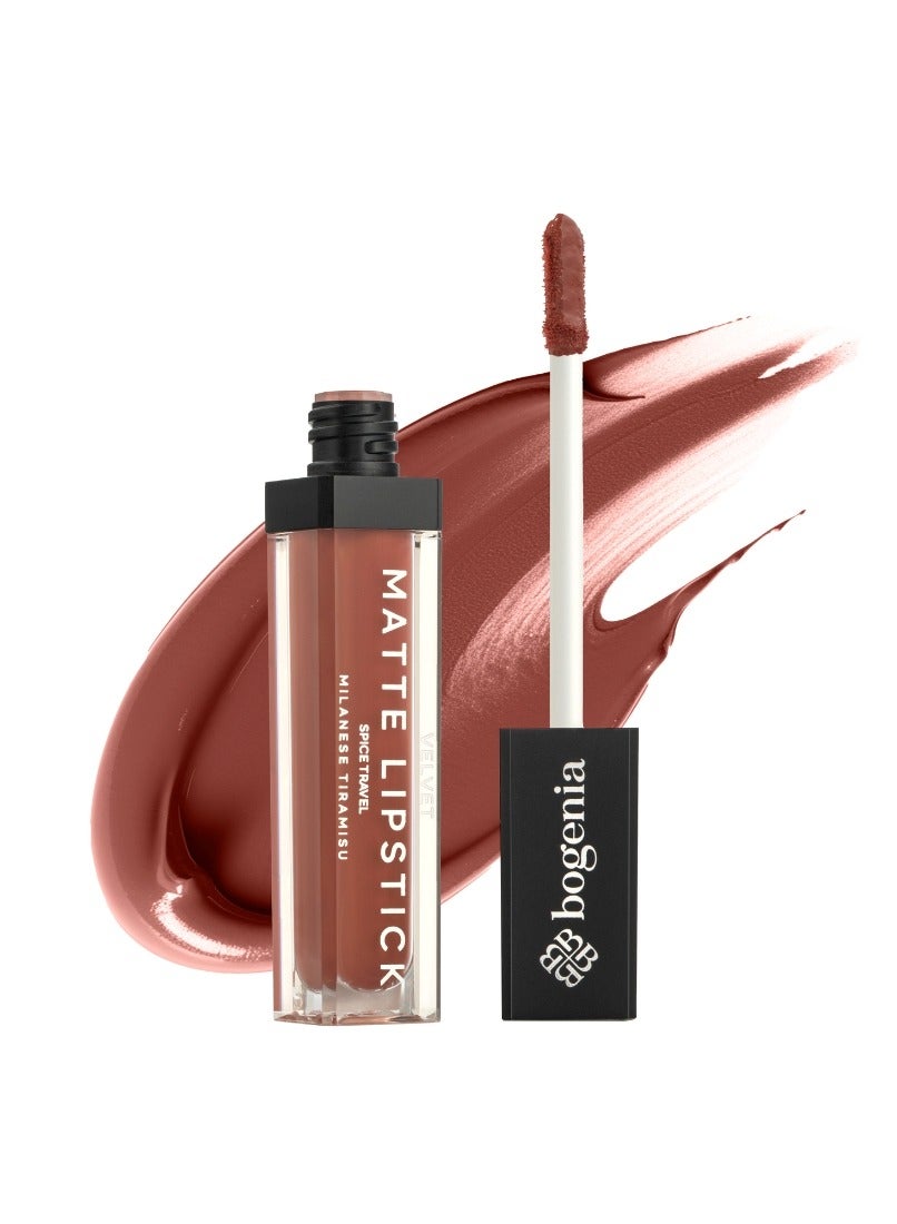 Bogenia Matte Lipstick Velvet Milanese Tiramisu Bg720 023