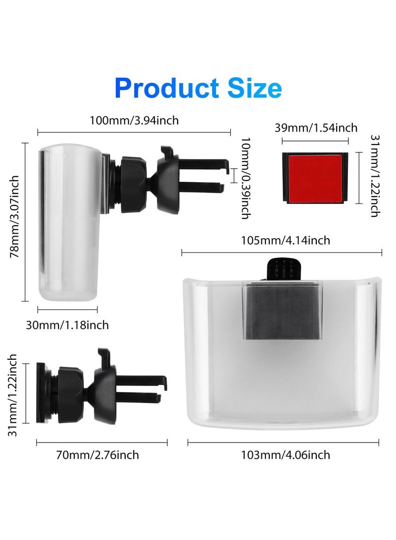 SYOSI Car Air Vent Storage Bag Organizer Pocket, Multifunctional Car Pocket Organizer with Hook, Vehicle Dashboard Pocket Holder, Convenient Car Vent Organizer, Versatile Car Storage Box - Image 2