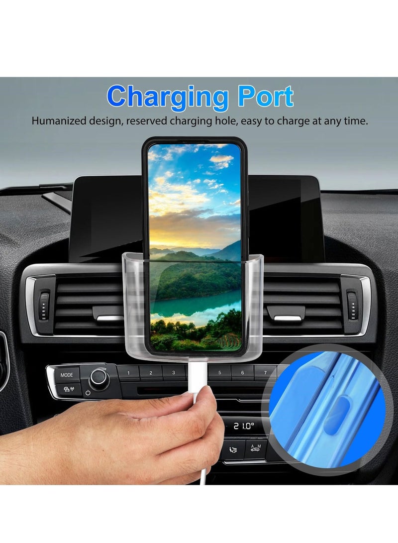 SYOSI Car Air Vent Storage Bag Organizer Pocket, Multifunctional Car Pocket Organizer with Hook, Vehicle Dashboard Pocket Holder, Convenient Car Vent Organizer, Versatile Car Storage Box - Image 4