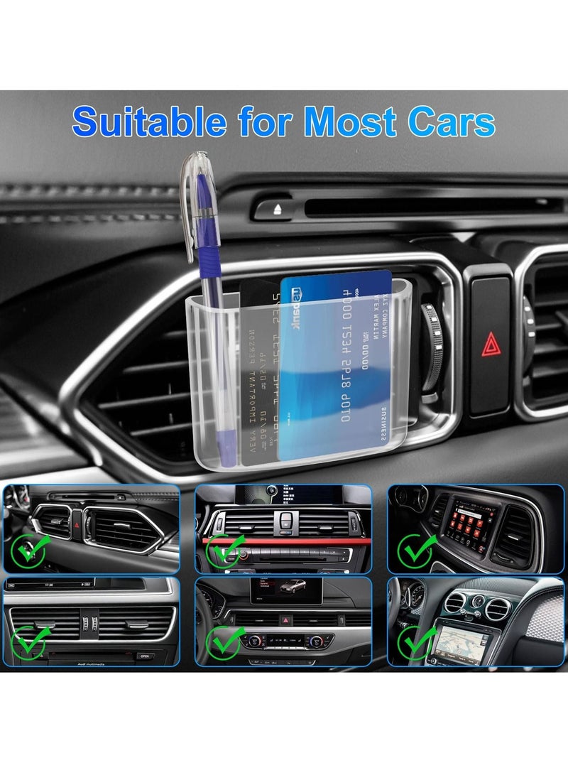 SYOSI Car Air Vent Storage Bag Organizer Pocket, Multifunctional Car Pocket Organizer with Hook, Vehicle Dashboard Pocket Holder, Convenient Car Vent Organizer, Versatile Car Storage Box - Image 5