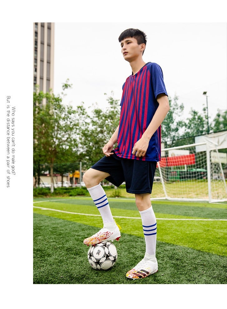 M MIAOYAN M MIAOYAN Fashionable Football Shoes Children's Adult Training Shoes Men's and Women's Competition Football Shoes - Image 2