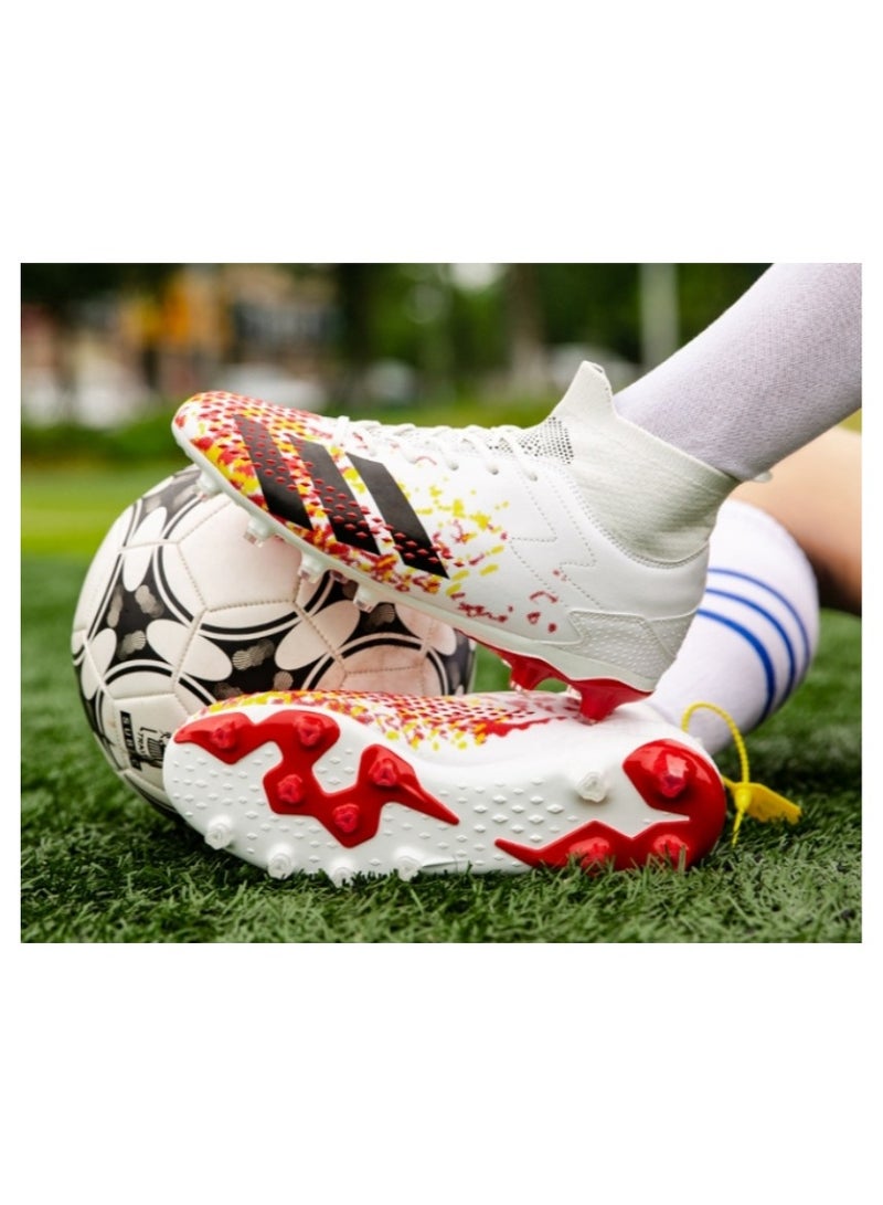 M MIAOYAN M MIAOYAN Fashionable Football Shoes Children's Adult Training Shoes Men's and Women's Competition Football Shoes - Image 4