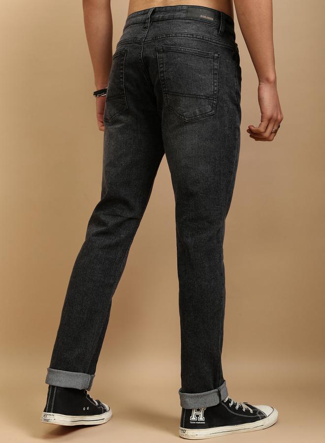 HIGHLANDER Mid-Rise Slim Fit Stretchy Faded Jeans - Image 3