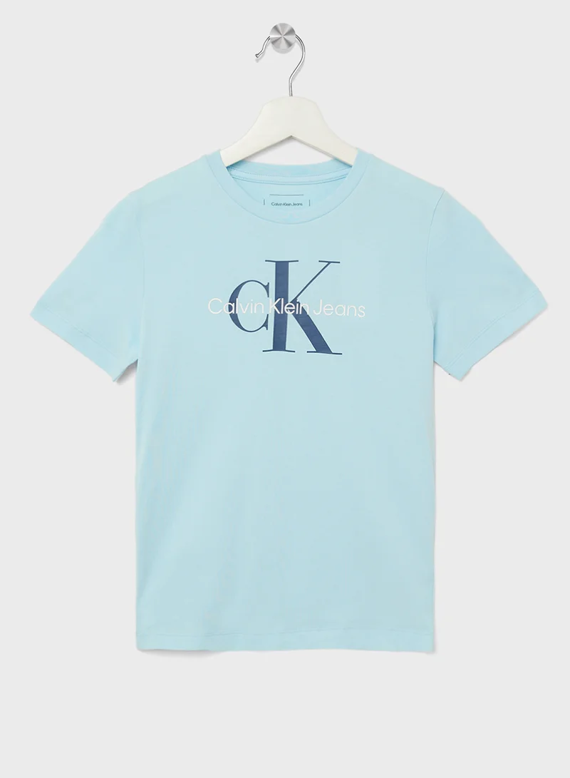 كالفن كلاين جينز Youth Graphic Logo T-Shirt