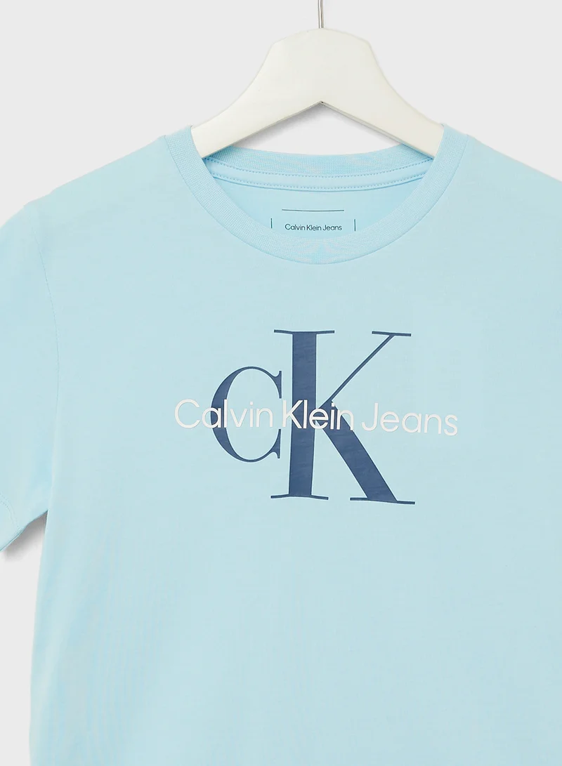 كالفن كلاين جينز Youth Graphic Logo T-Shirt