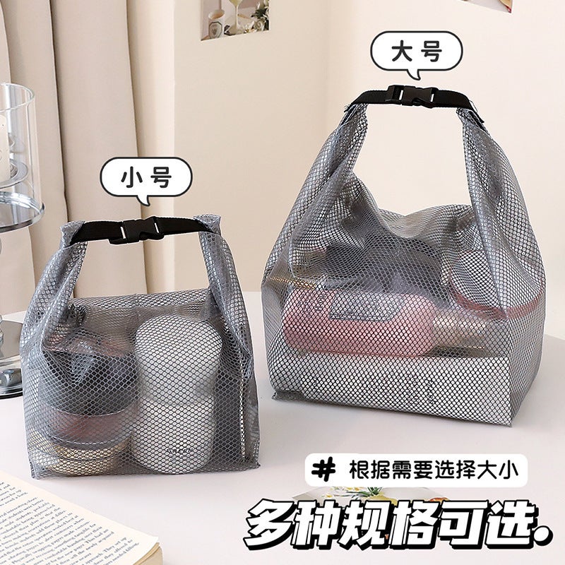 Large-Capacity Storage Bag, High-Looking Shopping Bag, Snap-Button Portable Eva Buckle Toiletry Bag, Cosmetic Bag Artifact - Image 3