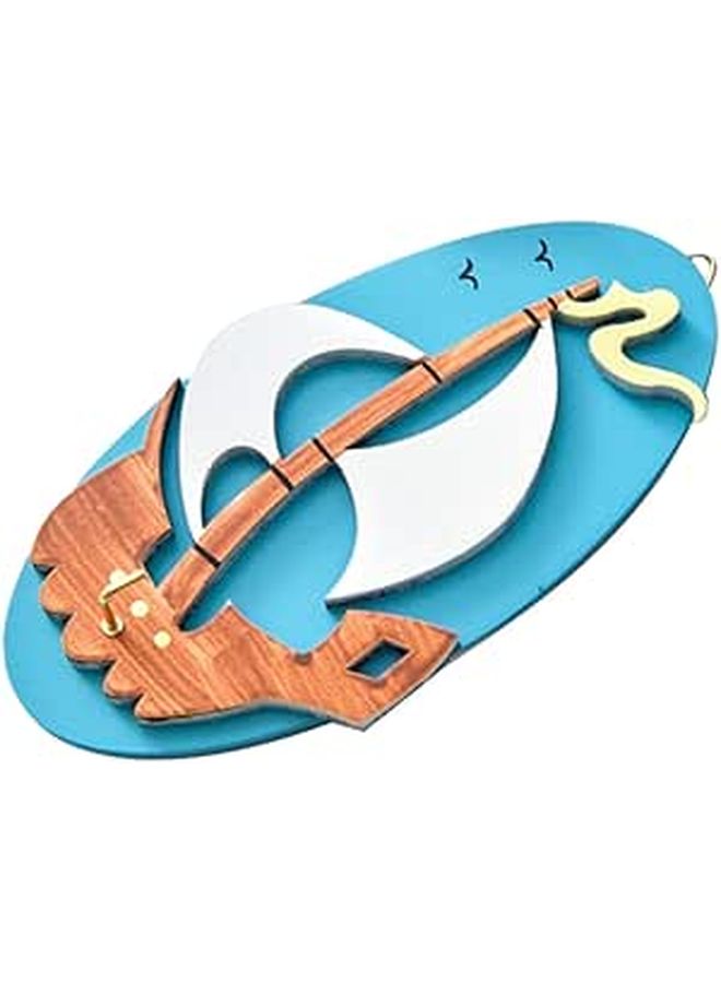 Wall Mounted Decorative Hook Nautical Style Home Storage Entryway Hallway Coat Key Holder - Image 1