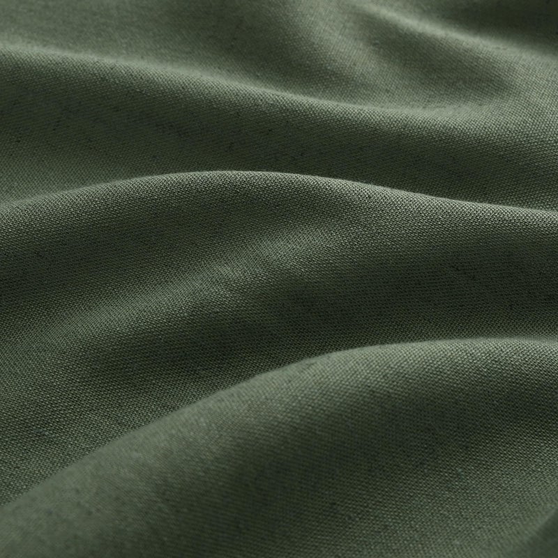 Aersas Olive Green Linen Curtains 84 Inches Long for Living Room Pinch Pleated Drape with Hooks Back Tab Light Filtering Boho Forest Hunter Moss Sheer Green Curtain 84 Inch Length for Bedroom - Image 3