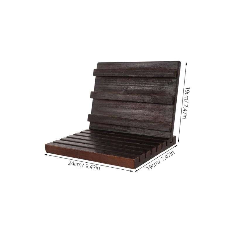 Wooden Challenge Coin Display Rack Decorative Riser For Home Storage - Image 3