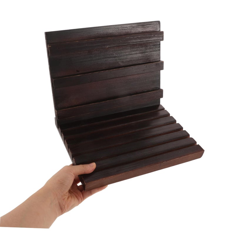 Wooden Challenge Coin Display Rack Decorative Riser For Home Storage - Image 4