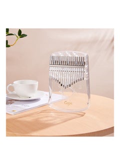 NIBEMINENT 17 Keys Kalimba Thumb Piano Portable Abs Mbira Finger Keyboard Musical Instrument  - Image 1