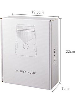 NIBEMINENT 17 Keys Kalimba Thumb Piano Portable Abs Mbira Finger Keyboard Musical Instrument  - Image 5