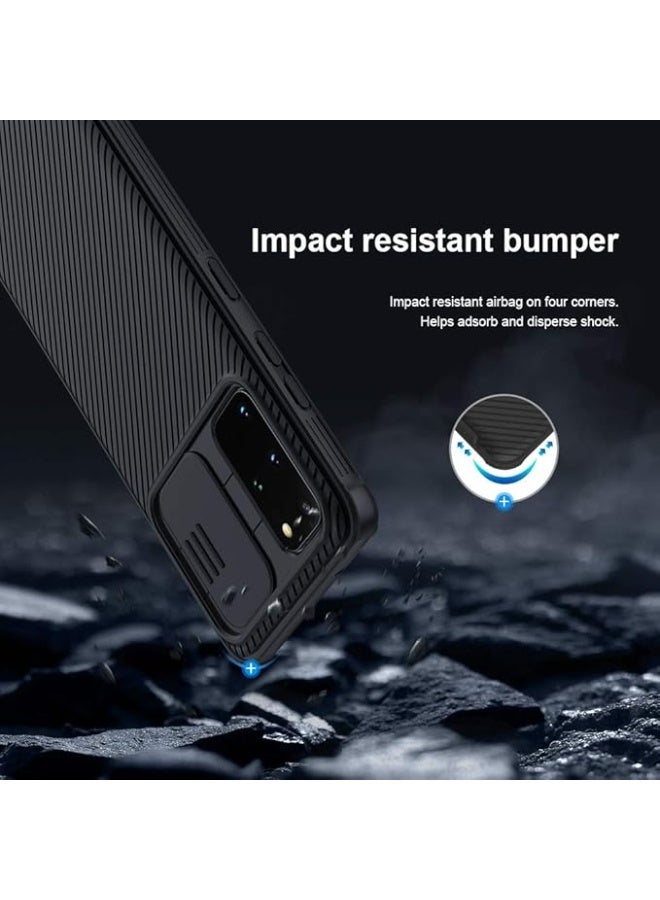 Nillkin Samsung S20 Plus Camera Protection Case Slide Protect Lens Protection Cover For Samsung Galaxy S20 Plus S20+ 5G - Black - Image 1